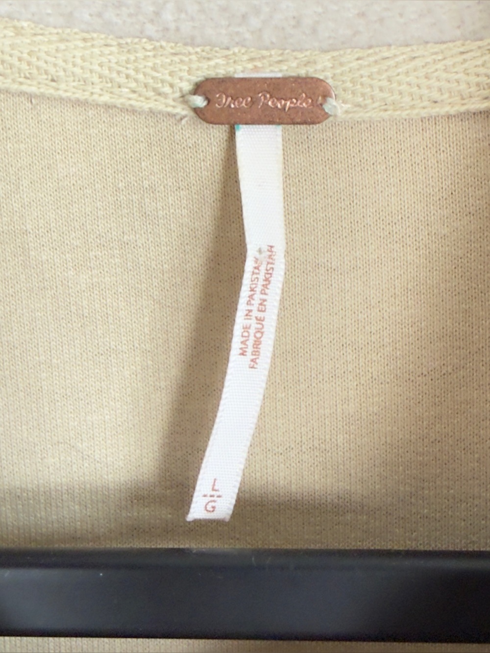 Free People Earth Tones Striped Ruby Soft Distressed Button Down Shacket Size L - Picture 8 of 10